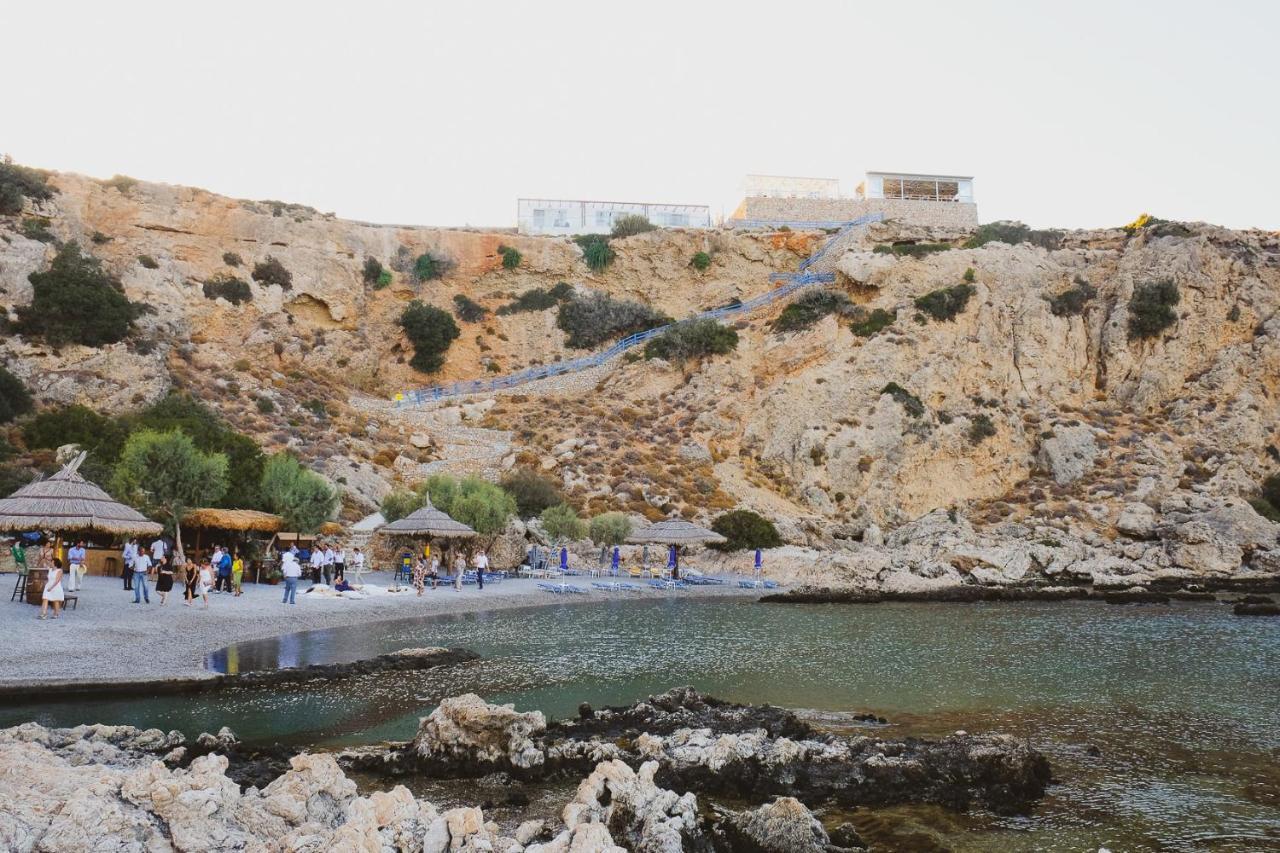 Grande Blue Suites With Private Bay Archangelos  Extérieur photo